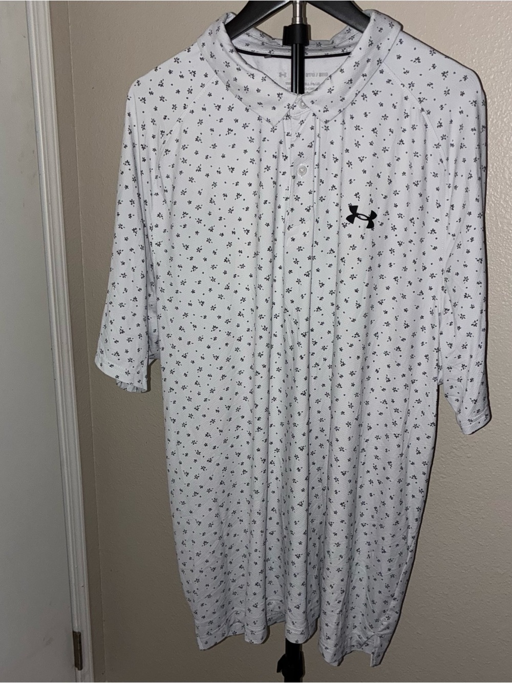 Under Armour Men’s 3XL Iso-Chill Floral Dash Short Sleeve Polo